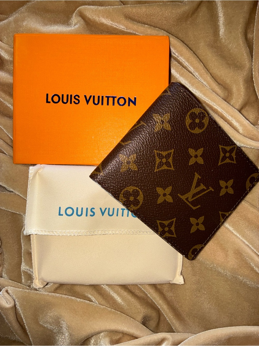 Louis Vuitton LV mens wallet brown monogram